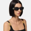 Medusa Plaque Geometric Sonnenbrille