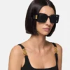 Medusa Plaque Maxi Sonnenbrille