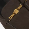 Medusa-Slipper aus Wildleder
