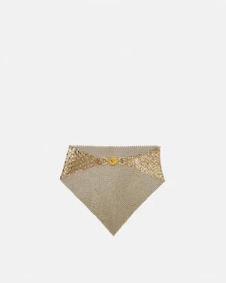 Metallgitter-Bandana-Halskette
