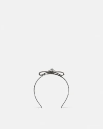 Metallic-Stirnband mit Gianni Ribbon-Schleife
