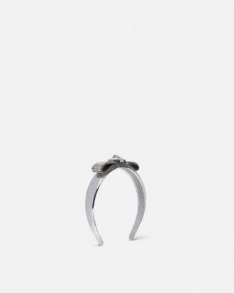 Metallic-Stirnband mit Gianni Ribbon-Schleife