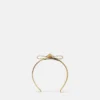 Metallisches Gianni Ribbon-Stirnband