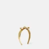 Metallisches Gianni Ribbon-Stirnband