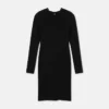 Midi-Kleid aus Stretch-Crêpe-Jersey