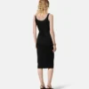 Midi-Kleid aus Stretch-Crêpe-Jersey