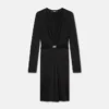 Midi-Kleid aus Viskose-Jersey