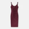 Midi-Kleid aus Viskose-Jersey