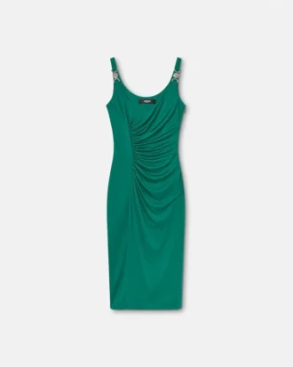 Midi-Kleid aus Viskose-Jersey