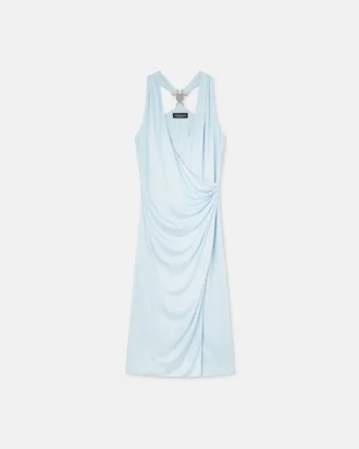 Midi-Kleid aus Viskose-Jersey