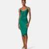 Midi-Kleid aus Viskose-Jersey