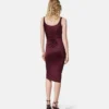 Midi-Kleid aus Viskose-Jersey