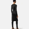 Midi-Kleid aus Viskose-Jersey