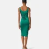 Midi-Kleid aus Viskose-Jersey