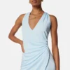 Midi-Kleid aus Viskose-Jersey