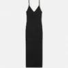 Midi-Kleid aus Viskose-Strick
