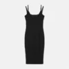 Midi-Kleid mit barocken Schnallen