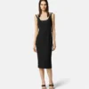 Midi-Kleid mit barocken Schnallen