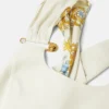 Midi-Kleid mit verdrehter Sicherheitsnadel