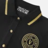Midi-Polo-Kleid mit V-Emblem