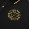 Midi-Polo-Kleid mit V-Emblem