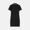 Midi-Polo-Kleid mit V-Emblem