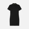 Midi-Polo-Kleid mit V-Emblem