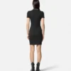 Midi-Polo-Kleid mit V-Emblem