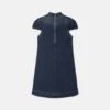 Mini-Kleid aus Denim mit institutionellem Logo