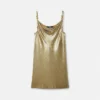 Mini-Kleid aus Metallgewebe