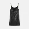 Mini-Kleid aus Metallgewebe