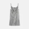 Mini-Kleid aus Metallgewebe