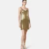 Mini-Kleid aus Metallgewebe