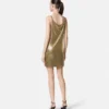 Mini-Kleid aus Metallgewebe