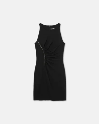 Mini-Kleid aus Stretch-Crêpe-Jersey