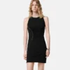Mini-Kleid aus Stretch-Crêpe-Jersey