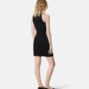 Mini-Kleid aus Stretch-Crêpe-Jersey