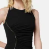 Mini-Kleid aus Stretch-Crêpe-Jersey