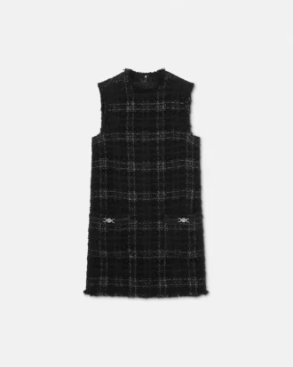 Mini-Kleid aus Tweed-Baumwolle