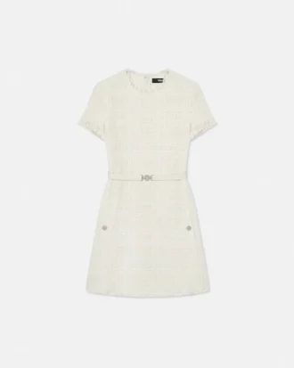 Mini-Kleid aus Tweed-Baumwolle