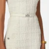 Mini-Kleid aus Tweed-Baumwolle