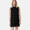 Mini-Kleid aus Tweed-Baumwolle