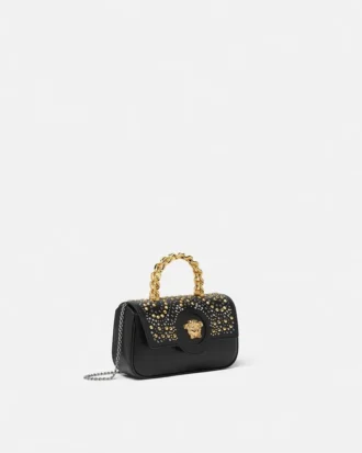 Mini-Tasche mit Nieten und La Medusa