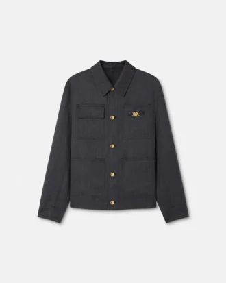 Mouliné-Wolljacke im Carpenter-Stil