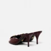 Opera Bow Lackleder-Pantoletten 85 mm