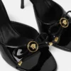 Opera Bow Lackleder-Pantoletten 85 mm