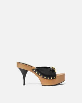 Opera Bow Lederclogs 110 mm