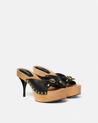 Opera Bow Lederclogs 110 mm