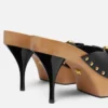 Opera Bow Lederclogs 110 mm
