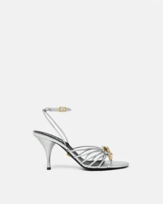 Opera Bow Metallic Sandalen 85 mm